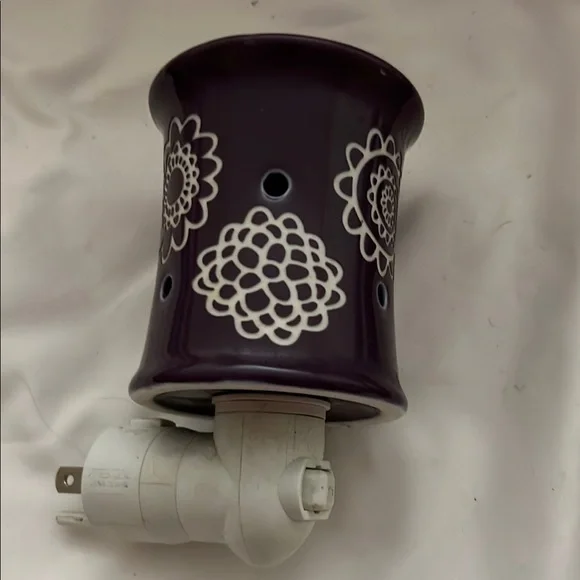 Purple Floral Electric Wax Warmer - Picture 4 of 7